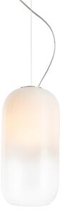 Závěsná svítidlo Artemide, Gople Mini, stmívatelné, Bílá, Obývací pokoj, Sklo, Design