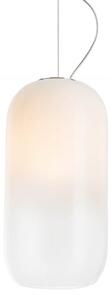 Závěsná svítidlo Artemide, Gople Mini, stmívatelné, Bílá, Obývací pokoj, Sklo, Design