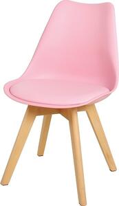 Casarredo Plastová jídelní židle CROSS II růžová
