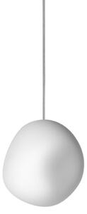 Závěsná svítidlo Foscarini, Hoba Piccola, stmívatelné, Bílá, Obývací pokoj, Sklo, Design