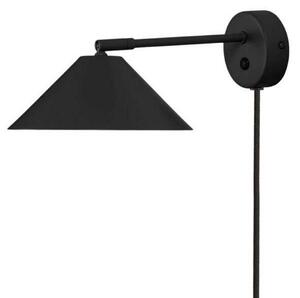 Nástěnná Svítidla Globen Lighting, Cannes, Černá, Obývací pokoj, Kov, Design