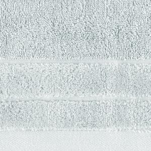 Klasický stříbrný ručník DAMLA s jemným pásem 30x50 cm Rozměr: 30 x 50 cm