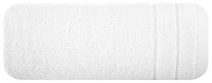 Klasický bílý ručník Damla s jemným pásem 30x50 cm Rozměr: 50 x 90 cm
