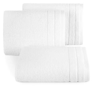 Eurofirany Klasický bílý ručník Damla s jemným pásem 30x50 cm Rozměr: 70 x 140 cm
