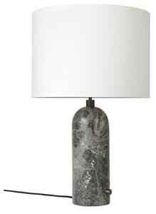Stolní lampa GUBI, stmívatelné, Šedá, Obývací pokoj, Mramor