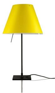 Stolní lampa Luceplan, Žlutá, Obývací pokoj, Hliník