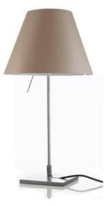 Stolní lampa Luceplan, Hnědá / Rezavá, Obývací pokoj, Hliník