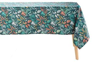 Obdélníkový ubrus STYLIS BLUE, 145 x 240 cm, modrý s potiskem