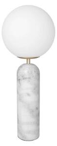 Stolní lampa Globen Lighting, Torrano, Bílá, Obývací pokoj, Sklo, Design