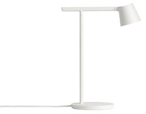 Stolní lampa Muuto, stmívatelné, Bílá, Obývací pokoj, Hliník