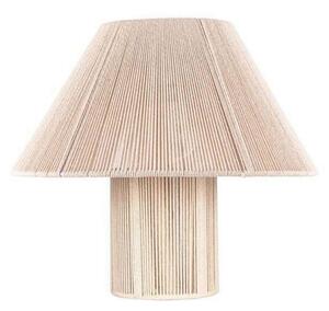Stolní lampa Globen Lighting, Béžová, Obývací pokoj, Tkanina / Textil