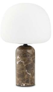 Stolní lampa Northern, stmívatelné, Hnědá / Rezavá, Obývací pokoj, Sklo