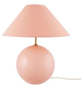 Stolní lampa Globen Lighting, Pudrová, Obývací pokoj, Sklo