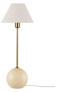 Stolní lampa Globen Lighting, IRIS, Béžová, Obývací pokoj, Sklo, Vintage