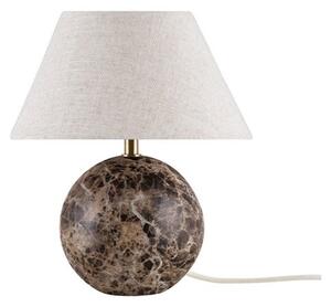 Stolní lampa Globen Lighting, Hnědá / Rezavá, Obývací pokoj, Tkanina / Textil