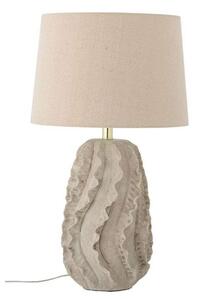 Stolní lampa Bloomingville, Béžová, Obývací pokoj, Tkanina / Textil