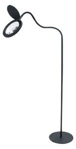 Stojací Lampa Halo Design, stmívatelné, Černá, Pracovna, Hliník