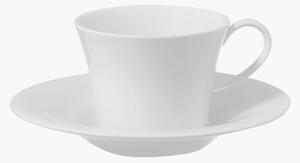 Sada ručně vyrobených porcelánových šálků na čaj's podšálky Berlin, 2 díly