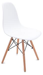 Bestent Jídelní židle 4ks bílé skandinávský styl Classic