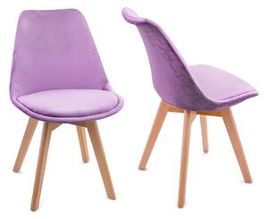 Bestent Jídelní židle sametová skandinávský styl Rose Glamor