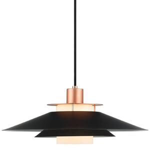 Závěsná svítidlo Halo Design, Černá, Jídelna, Kov