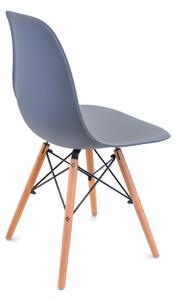 Bestent Jídelní židle tmavě šedá skandinávský styl Classic