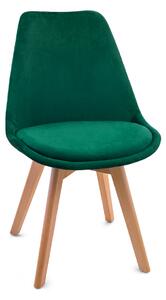Bestent Jídelní židle 4ks skandinávský styl Green Glamor