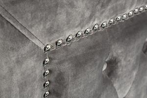 Postel Gavano, 180x200 cm, stříbrošedá