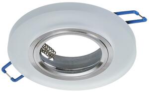 Ecolamp Podhledové svítidlo Glass Round, 1x bílé skleněné stínítko, w
