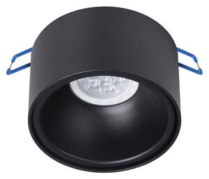 EUlight Podhledové svítidlo Bali Round, 1x černé kovové stínítko, b