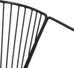 Židle Golig černá černý polštář