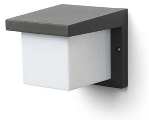 RED R12560 HIDE SQ nástěnná antracitová 230V E27 13W IP44 - RED - DESIGN RENDL