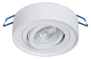 EUlight Podhledové svítidlo Nusa Round, 1x bílé kovové stínítko, (možnost polohování), w