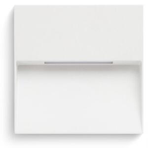 AQILA SQ nástěnná bílá 230V LED 6W IP54 3000K - RED - DESIGN RENDL