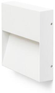 AQILA SQ nástěnná bílá 230V LED 6W IP54 3000K - RED - DESIGN RENDL
