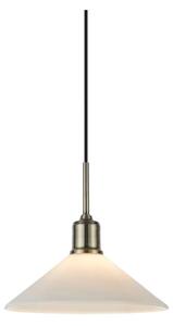 Markslöjd 108867 - Lustr na lanku VELA 1xE27/40W/230V mosaz/bílá