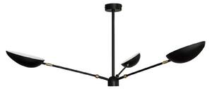 Stropní Lampa Watt & Veke, stmívatelné, Černá, Obývací pokoj, Kov, Moderní