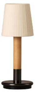 Stolní lampa Santa & Cole, stmívatelné, Béžová, Obývací pokoj, Dřevo