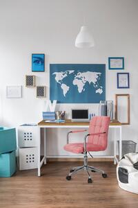 Kancelářská židle Cosmo Arm pink velvet