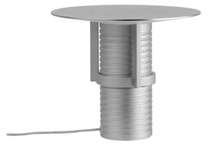 Stolní lampa Muuto, stmívatelné, Metalická, Obývací pokoj, Hliník