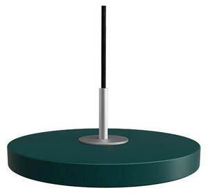 Asteria Závěsné Svítidlo Micro Forest Green/Steel Top