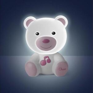 Chicco noční hudební světýlko Medvídek - Růžový