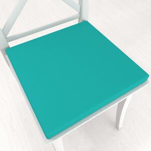 Biante Čtvercový podsedák Rongo RG-020 Tyrkysový - 38x38x3 cm