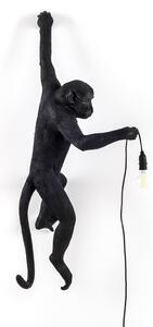 Venkovní svítidla SELETTI, Monkey Lamp, Černá, Plast, Design
