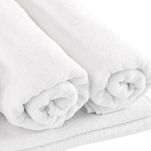 Sada 5ks hotelových ručníků SMOOTH 50x100 BÍLÁ