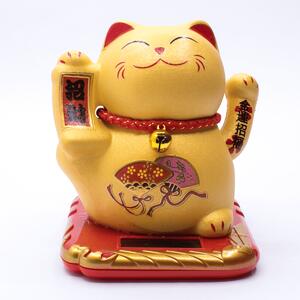 Maneki neko - mávající kočička Solar - Feng shui N