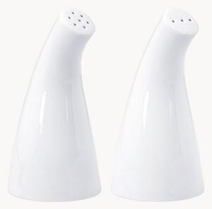 Sada ručně vyrobené porcelánové solničky a pepřenky Urbino, 2 díly