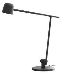 Stolní lampa FRANDSEN, Satellite, stmívatelné, Černá, Pracovna, Kov, Design