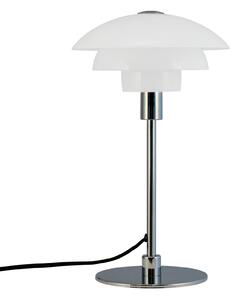 Stolní lampa Dyberg Larsen, Morph, Bílá, Obývací pokoj, Sklo, Design