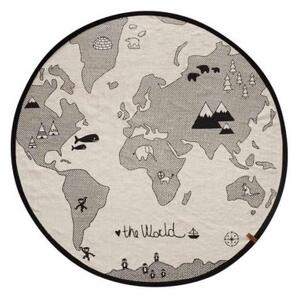 Oyoy koberec World - Offwhite/Black